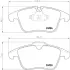 Комплект тормозных колодок, дисковый тормоз TEXTAR 2408403 (фото 1)