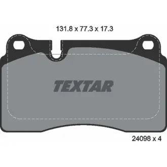 Гальмівні колодки, дискові TEXTAR 2409801