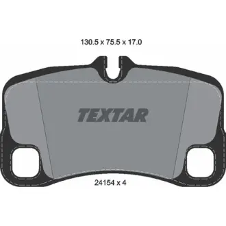 Комплект тормозных колодок, дисковый тормоз TEXTAR 2415401