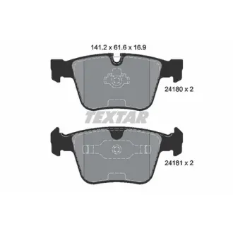 Колодки гальмівні (задні) MB M-class (W164)/S-class (W221)/R-class (W251/V251) 06-13 (Ate) Q+ TEXTAR 2418001