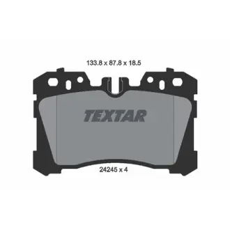 Колодки дискового тормоза TEXTAR 2424501