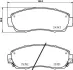 Комплект тормозных колодок, дисковый тормоз TEXTAR 2434203 (фото 1)