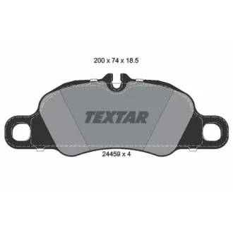 Комплект тормозных колодок, дисковый тормоз TEXTAR 2445902