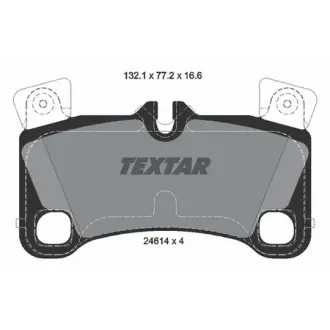 Колодки гальмівні, комплект TEXTAR 2461401