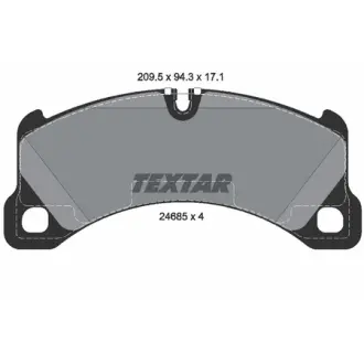 Колодки гальмівні, комплект TEXTAR 2468501