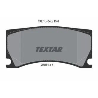 Колодки гальмівні, комплект TEXTAR 2485101