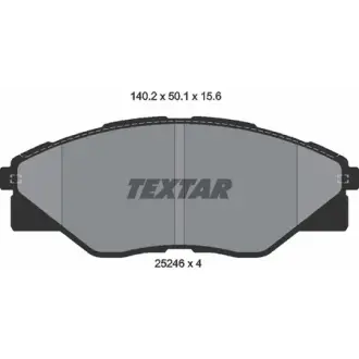 Колодки гальмівні, комплект TEXTAR 2524601