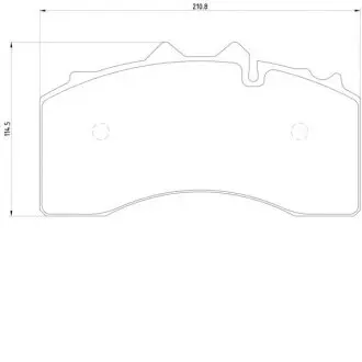Brake pads. Колодки тормозные TEXTAR 29228