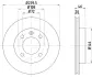 Тормозной диск TEXTAR 92027200 (фото 1)