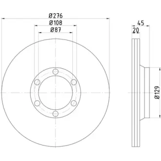 Тормозной диск TEXTAR 92035000
