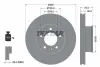 Тормозной диск TEXTAR 92037500 (фото 1)
