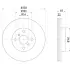 Тормозной диск TEXTAR 92090500 (фото 1)