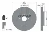 Тормозной диск TEXTAR 92255303 (фото 1)