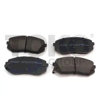Колодки тормозные дисковые {перед., с пластинами} Корея TOKO T2103026