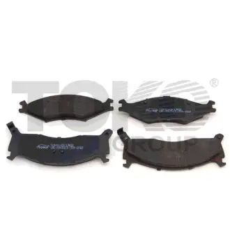 Колодки тормозные дисковые {перед., с пластинами} Корея TOKO T2104002