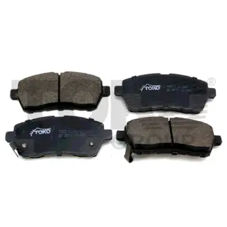 Колодки тормозные дисковые {перед., с пластинами} Япония TOKO T2112063