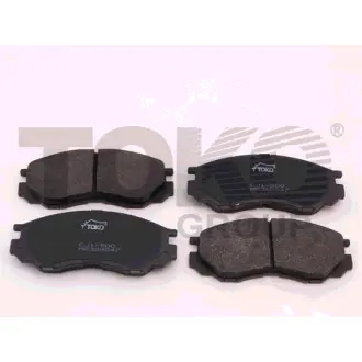 Колодки тормозные дисковые {перед., с пластинами} Япония TOKO T2113000