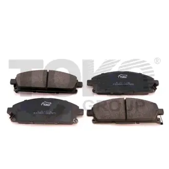 колодки тормозные дисковые {перед., с пластинами} япония TOKO T2114076