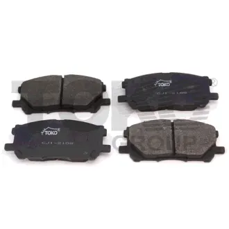 Колодки тормозные дисковые {перед.} Япония TOKO T2115108W