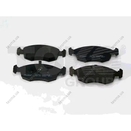 Колодки тормозные дисковые {перед.} Европа TOKO T2135006W (фото 1)