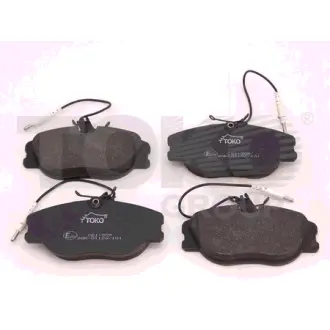 Колодки тормозные дисковые {перед.} Европа TOKO T2136009W