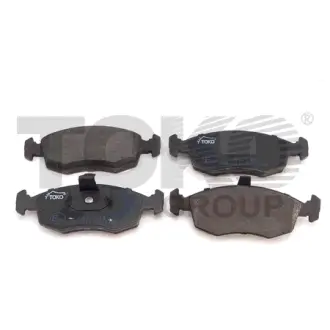 Колодки тормозные дисковые {перед., с пластинами} Европа TOKO T2136033
