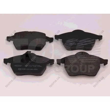 Колодки тормозные дисковые {перед.} Европа TOKO T2143004W (фото 1)