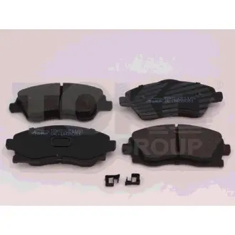 Колодки тормозные дисковые {перед., с пластинами} Европа TOKO T2143020