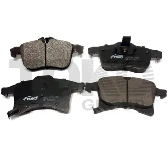 Колодки тормозные дисковые {перед., с пластинами} Европа TOKO T2143033