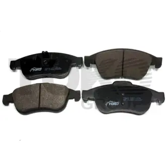 Колодки тормозные дисковые {перед., с пластинами} Европа TOKO T2146034