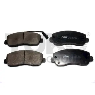 Колодки тормозные дисковые {перед., с пластинами} Европа TOKO T2146036