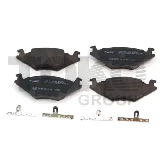 Колодки тормозные дисковые {перед., с пластинами} Европа TOKO T2149006