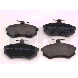Колодки тормозные дисковые {перед., с пластинами} Европа TOKO T2152003