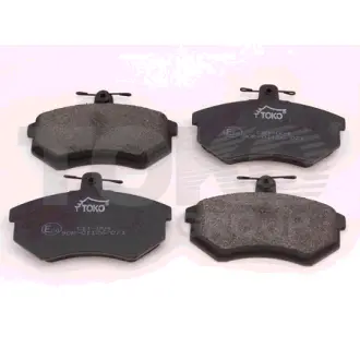 Колодки тормозные дисковые {перед.} Европа TOKO T2152004W