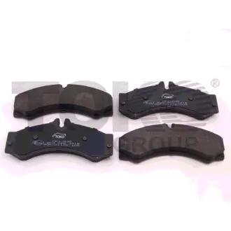Колодки тормозные дисковые {перед., с пластинами} Европа TOKO T2152036