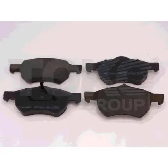 Колодки тормозные дисковые {перед., с пластинами} Европа TOKO T2167007