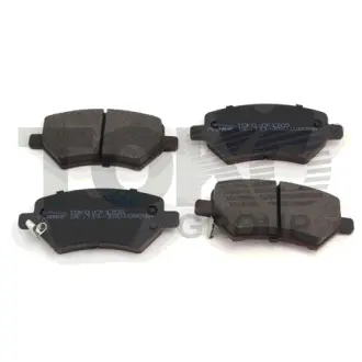 Колодки тормозные дисковые {перед., с пластинами} Корея TOKO T2176005