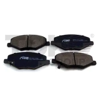 Колодки тормозные дисковые {перед., с пластинами} Корея TOKO T2176006