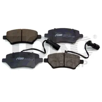 Колодки тормозные дисковые {перед., с пластинами} Корея TOKO T2176007