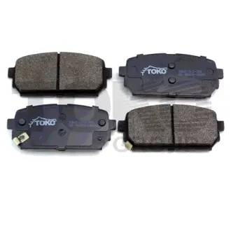 Колодки тормозные дисковые {задн., с пластинами} Корея TOKO T2204009