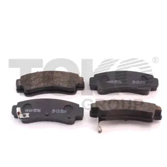 Колодки тормозные дисковые {задн.} LAMDA Япония TOKO T2214034LD