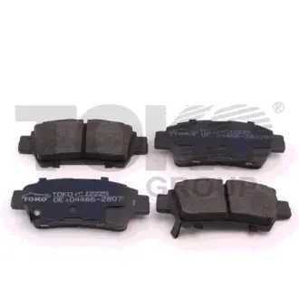 Колодки тормозные дисковые {задн., с пластинами} Япония TOKO T2215025