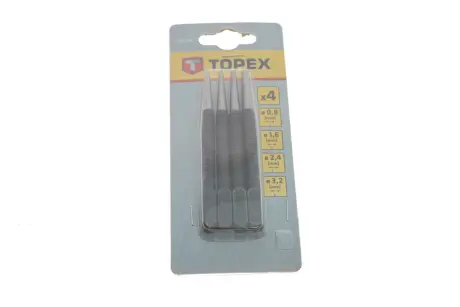 Пробивач для цвяхів набір 4 шт. TOPEX 03A440