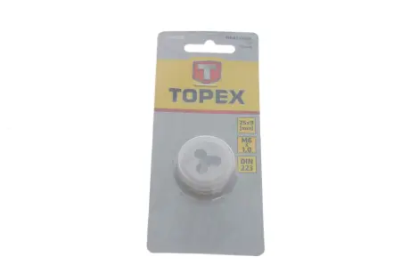 Інструмент для нарізки різьби (плашка) M6x1 TOPEX 14A306