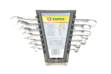 набір ключів ріжково-накидних 6-17 мм 7 од. TOPEX 35D379