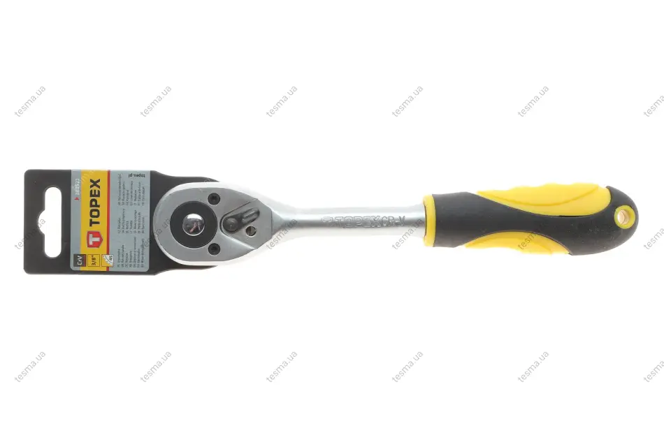 тріскачка 3/8" 45 зубців 200 мм TOPEX 38D521 - фото 1