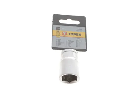 Головка торцева 1/2" 18 мм TOPEX 38D718