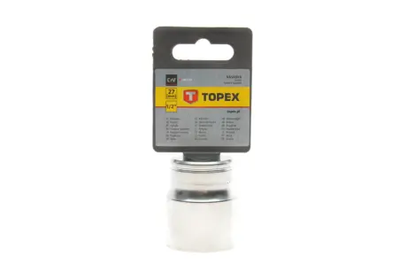 Головка торцева 1/2" 27 мм TOPEX 38D727