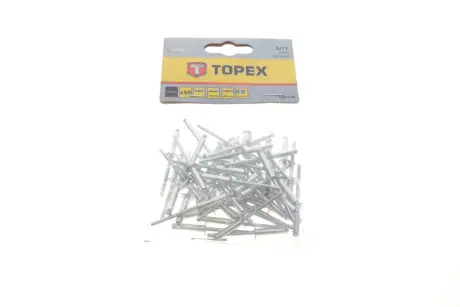 заклепка Ø4x16 mm 50 од. TOPEX 43E404