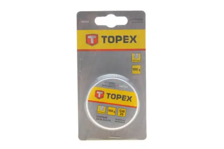 Припій олов\'яний (d=0.7mm) (100g) TOPEX 44E512